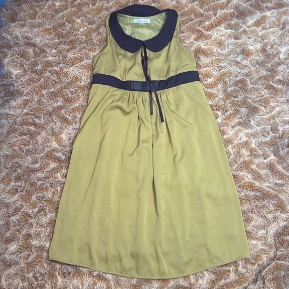 Retro Carrano Charming Women’s Dress in Mustard and Black size M - Picture 1 of 10